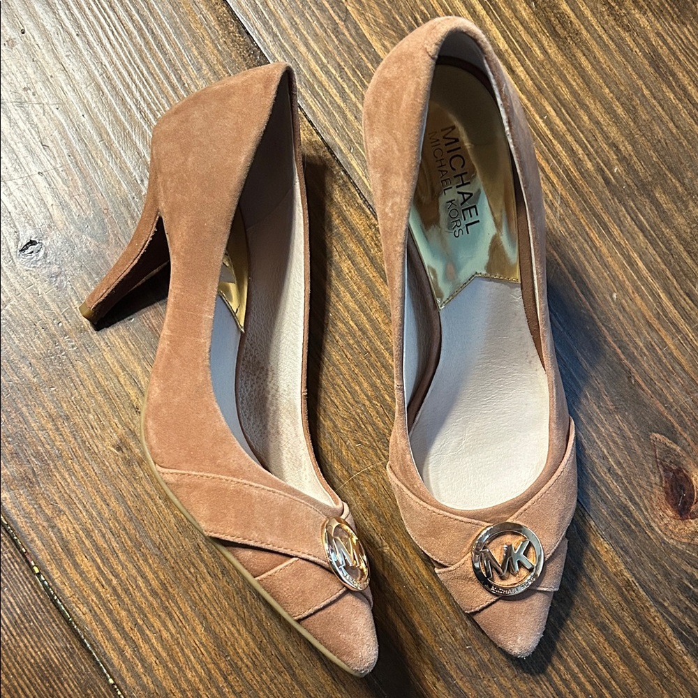 Michael Kors Brown Suede Heels